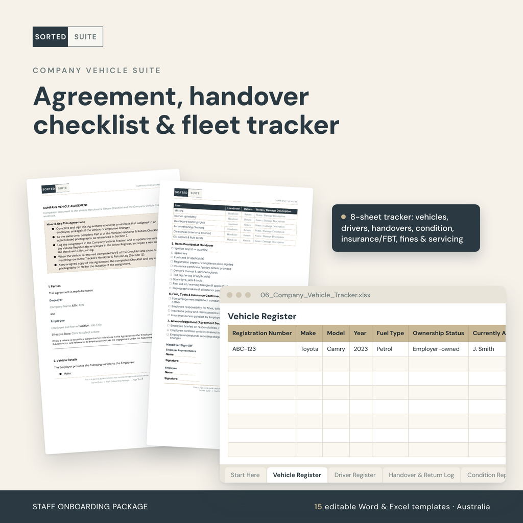 Staff Onboarding Package