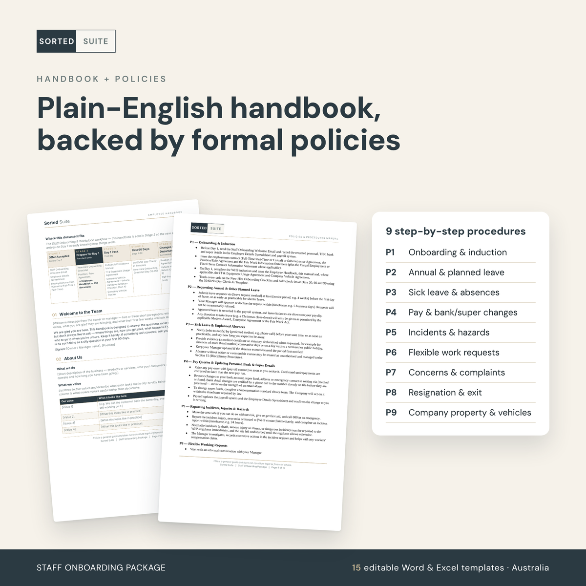 Staff Onboarding Package