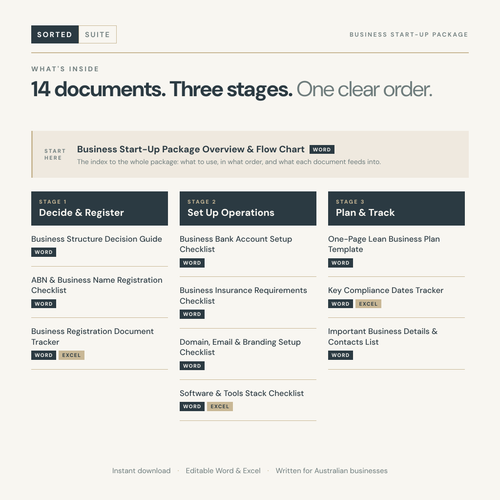 Business Start-Up Package