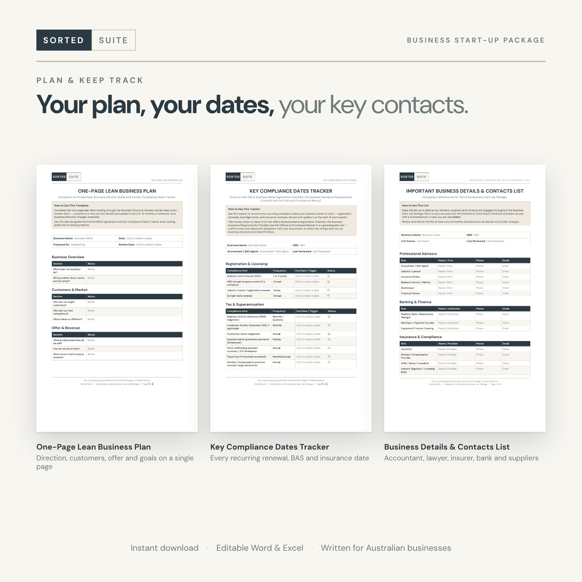 Business Start-Up Package