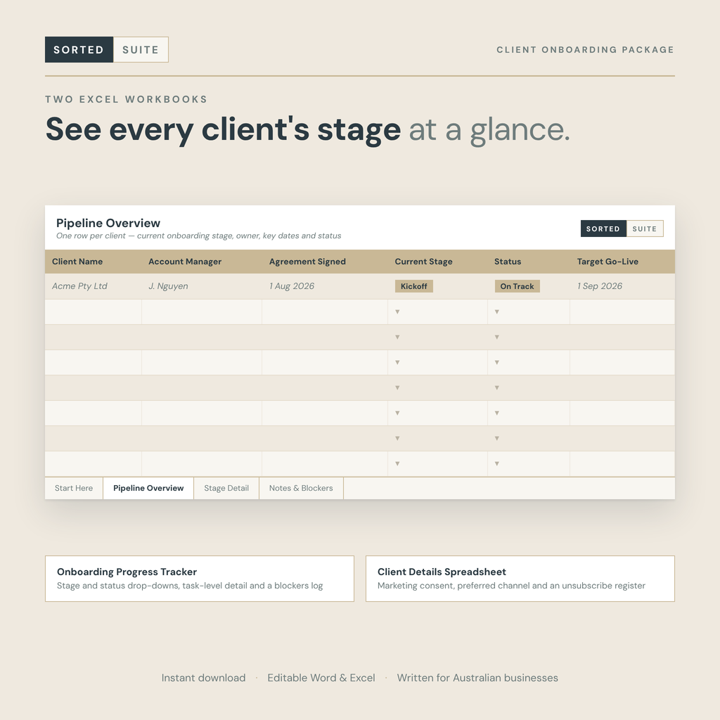 Client Onboarding Package